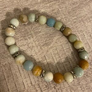 Crystal bead bracelet